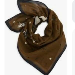 NWOT Madewell Bandana In Olive Green Japan/tiger